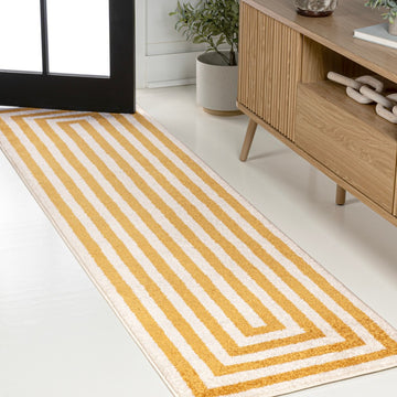 Bandol Modern Classic Mitre Stripe Area Rug